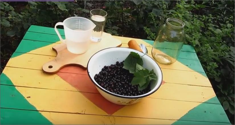 Наливка из черной смородины